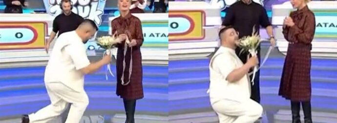 Παντρεύτηκε… η Ζέτα Μακρυπούλια: Πήγε ντυμένος στα λευκά, με ανθοδέσμη και της έκανε πρόταση γάμου στον αέρα – Συγκίνηση στο ΡΟΥΚ ΖΟΥΚ
