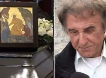 Κηδεία Καίτης Γκρέυ: Συγκλονίζει ο Αργύρης Παπαργυρόπουλος – «Η φιλενάδα μου η Καιτούλα…»