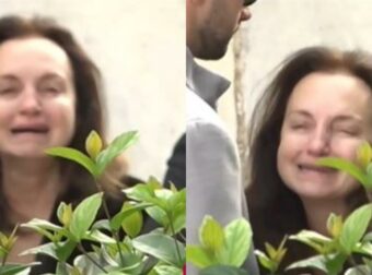 Μίμης Δομάζος: “Κατέρρευσε” η κόρη του, Ευαγγελία έξω από τη Μητρόπολη Αθηνών