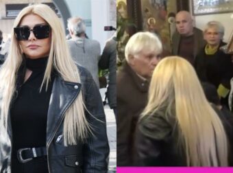 Κηδεία Καίτη Γκρέυ: Η άβολη στιγμή μεταξύ Αγγελικής Ηλιάδη και του θείου της Φίλιππου Ηλιάδη (Βίντεο)