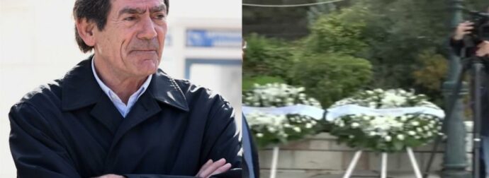 Νίκος Σαργκάνης: Βαρύ το κλίμα στην κηδεία του – Τραγικές φιγούρες οι κόρες του