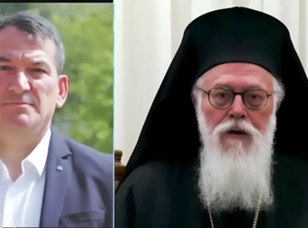 Ο Πύρρος Δήμας ξέσπασε σε κλάματα για τον θάνατο του Αρχιεπισκόπου Αλβανίας Αναστάσιου: «Ήμασταν τυχεροί που τον είχαμε»
