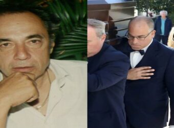 Θρήνος και οδύνη στην κηδεία του Δημήτρη Κολλάτου: Τραγική φιγούρα ο γιος του Αλέξανδρος, σπαρακτικές εικόνες