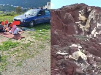 Σε επιφυλακή Αμοργός και Σαντορίνη: Πήραν… τα βουνά οι κάτοικοι – Κατολίσθηση στην «Κόκκινη Παραλία»