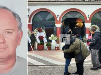 Οδύνη στη κηδεία του διανομένα που εκτέλεσε ο 60χρονος στους Γόννους – «Δολοφόνησαν το γελαστό παιδί»