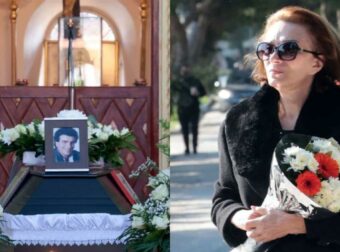 Κηδεία Πάνου Τουλιανού: Βαρύ το κλίμα στο τελευταίο “αντίο” – Τραγική φιγούρα η Μαίρη Βιδάλη