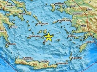 Αδιάκοπο μπαράζ σεισμών άνω των 4 Ρίχτερ στις Κυκλάδες