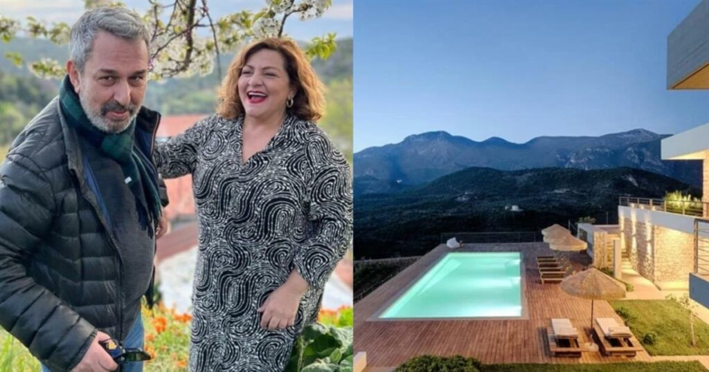 Όλο πέτρα, πισίνα με θέα τη θάλασσα, υπερλούξ δωμάτια: Αυτό είναι το ξενοδοχείο των Χατζηπαναγιώτη – Σταυροπούλου στην όμορφη Μάνη