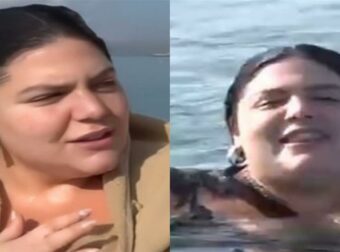 Δανάη Μπάρκα: Έβαλε μαγιό, πήρε φόρα και βούτηξε με φόρα στα παγωμένα νερά του Αλίμου “Πάμε κι ο Θεός βοηθός”
