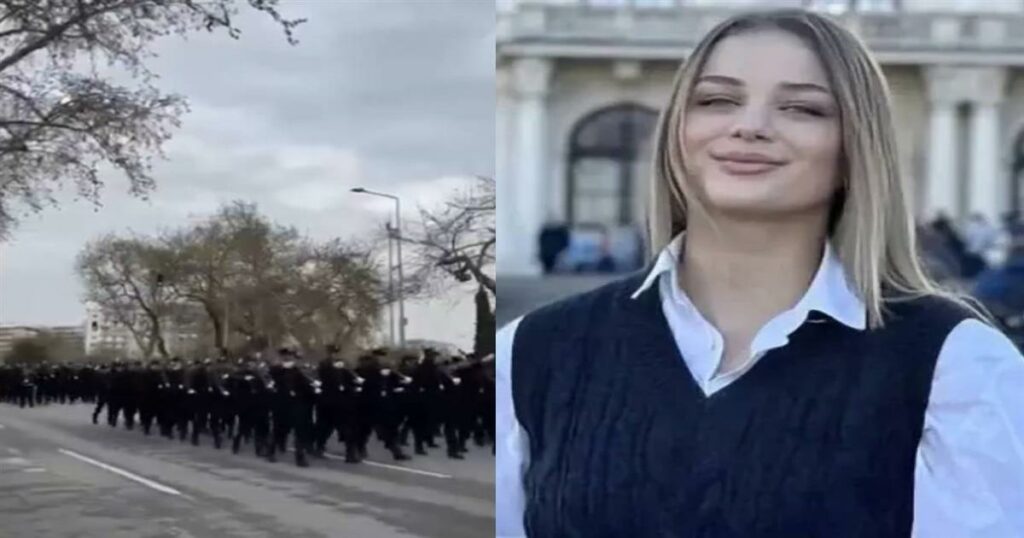 «Από ψηλά σκοπιά φυλάς»: Φόρος τιμής για την 21χρονη Κλαούντια που χάθηκε στα Τέμπη (video)