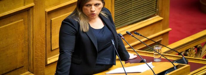 «Επίθεση» Κωνσταντοπούλου σε Χρυσοχοΐδη και Γεωργαντά – «Θα σας πάρουν με τις ντομάτες»