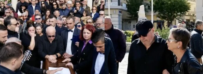 Μανώλης Λιδάκης: Το τελευταίο αντίο στον τραγουδιστή – Τον αποχαιρέτισαν με το «Άστρα μη με μαλώνετε»