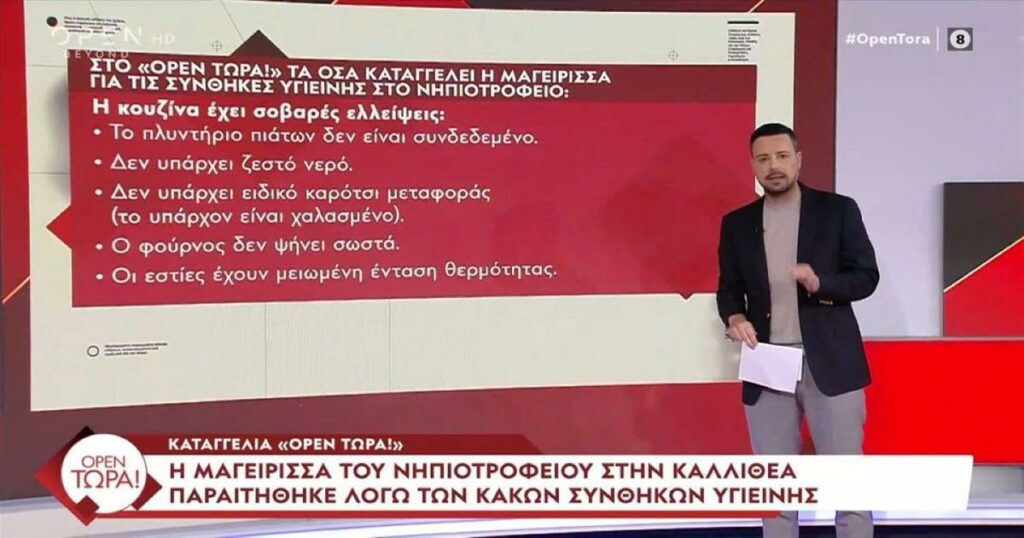 Δημόσια καταγγελία για νηπιοτροφείο στην Καλλιθέα: Χωρίς γεύματα τα παιδιά – Παραιτήθηκε η μαγείρισσα