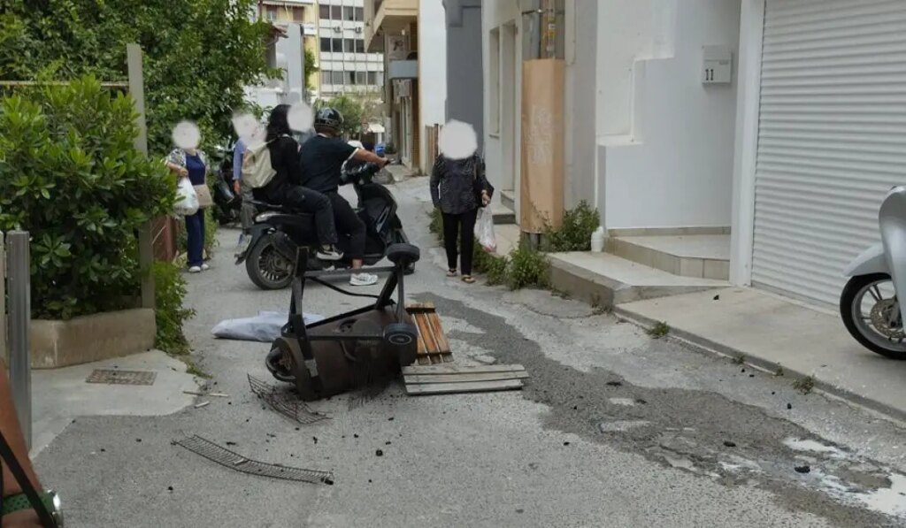 Ψησταριά «προσγειώθηκε» πάνω σε άνδρα και τον έστειλε στο νοσοκομείο – «Ζω από τύχη»
