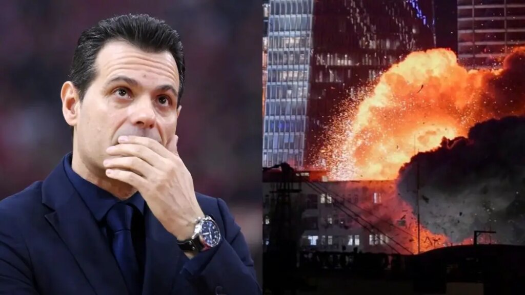 Πύραυλος έπεσε στην πολυκατοικία που μένει ο Δημήτρης Ιτούδης στο Ισραήλ