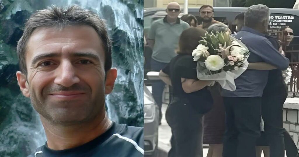 Βαρύ πένθος στην κηδεία του 60χρονου ορειβάτη – Τραγικές φιγούρες η σύζυγος και τα 3 παιδιά του