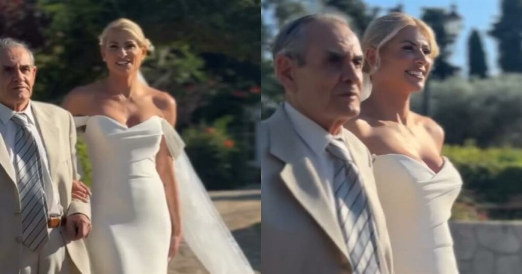 Παντρεύτηκε η Ευρυδίκη Παπαδοπούλου! Βίντεο από την άφιξή της στην εκκλησία