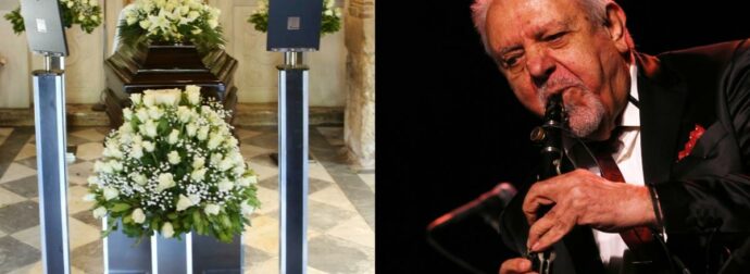 Πετρολούκας Χαλκιάς: Βαρύ το κλίμα στο λαϊκό προσκύνημα της σορού του – Το μήνυμα των παιδιών του στο φέρετρο