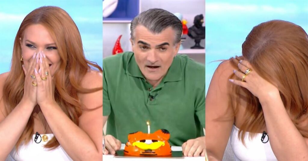 Επική γκάφα στο Χαμογέλα και Πάλι: Έκρυβε το πρόσωπό της η Σίσσυ Χρηστίδου