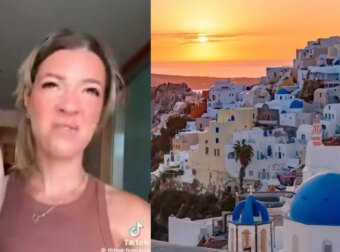 «Ειλικρινά αυτό ήταν το χειρότερο νησί που έχω βρεθεί, το χειρότερο μέρος, την μίσησα»: Τσέχα TikToker ξεφτιλίζει την Σαντορίνη!