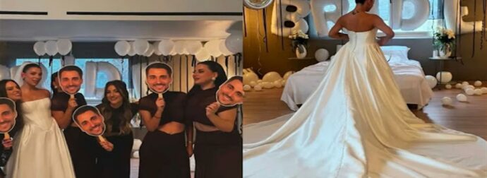 Γάμος Κατσούλη – Ρουμελιώτη: Η προετοιμασία της νύφης και το εντυπωσιακό νυφικό – Εικόνες