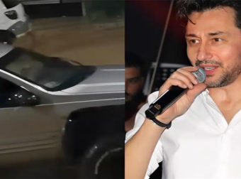 Πάνος Καλίδης: Βγήκε με το τζιπ στους πλημμυρισμένους δρόμους για να βοηθήσει κόσμο εν μέσω κακοκαιρίας