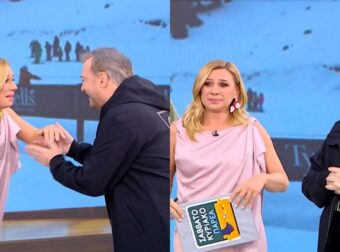 Χρήστος Φερεντίνος – Έκανε έκπληξη στην Κατερίνα Καραβάτου στην πρεμιέρα του «Σαββατοκύριακο παρέα»