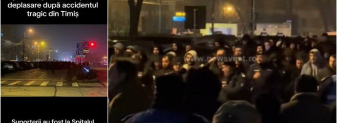 Μια ασπρόμαυρη λαοθάλασσα έξω από το νοσοκομείο στη Ρουμανία: 200 οπαδοί του ΠΑΟΚ στο πλευρό των θυμάτων της τραγωδίας