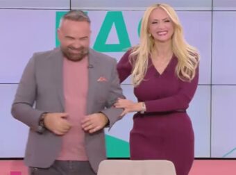 Εδώ TV: Οι ευχές της Ναταλί Κάκκαβα στον Γρηγόρη Γκουντάρα για την γιορτή του