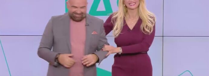 Εδώ TV: Οι ευχές της Ναταλί Κάκκαβα στον Γρηγόρη Γκουντάρα για την γιορτή του