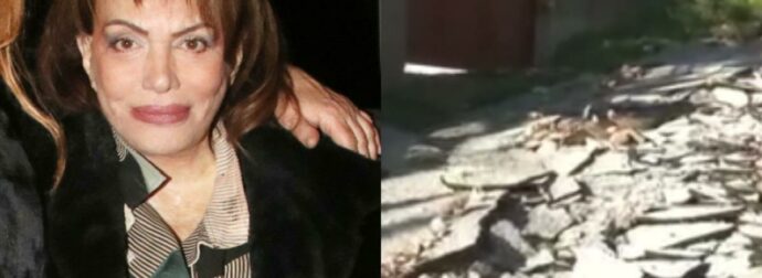 Μαίρη Χρονοπούλου: Τεράστιες καταστροφές έξω από το σπίτι της στην Αττική μετά την κακοκαιρία