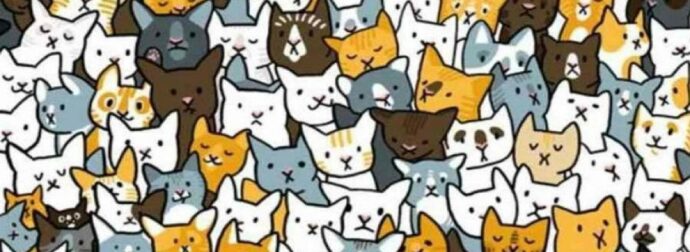 Οπτική ψευδαίσθηση: Είστε τόσο παρατηρητικοί όσο ο Ηρακλής Πουαρό; Βρείτε το λαγουδάκι ανάμεσα στις γάτες σε 11 δευτερόλεπτα!