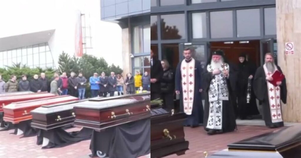 Σπαραγμός στην Τιμισοάρα: Το τελευταίο «αντίο» με τρισάγιο πριν οι 7 οπαδοί του ΠΑΟΚ μπουν στο C-130