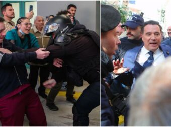 Έπεσαν «χοντρές» και στη μέση ο Άδωνις: Η Αστυνομία επιτέθηκε στους υγειονομικούς κατά την επίσκεψη Γεωργιάδη στο Γενικό Κρατικό Νίκαιας – Καρέ καρέ η στιγμή των επεισοδίων