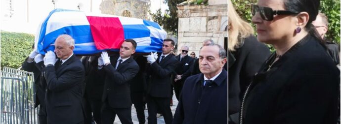 Κηδεία Ελένης Γλυκατζή-Αρβελέρ: Καταρρακωμένη η κόρη της στο τελευταίο «αντίο» – Ρίγη συγκίνησης για την «Πρύτανη της καρδιάς μας»