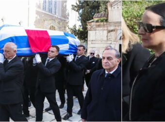 Κηδεία Ελένης Γλυκατζή-Αρβελέρ: Καταρρακωμένη η κόρη της στο τελευταίο «αντίο» – Ρίγη συγκίνησης για την «Πρύτανη της καρδιάς μας»