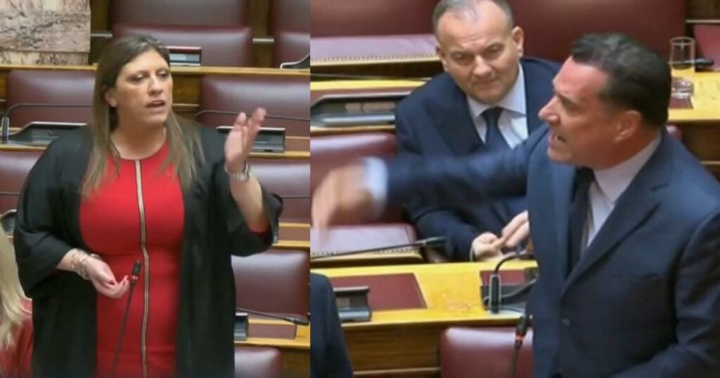 «Χάος» στη Βουλή: Η Κωνσταντοπούλου αποκάλεσε «άθλιο υποκείμενο» τον Γεωργιάδη – «Είμαι αυτός που θα σε βάλει φυλακή» απάντησε ο υπουργός Υγείας