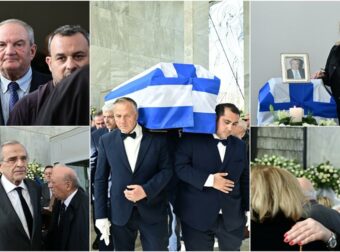 Κηδεία Αναστάση Παπαληγούρα: Πλήθος πολιτικών για το τελευταίο αντίο – Συγκίνησε η κόρη του, Λένα