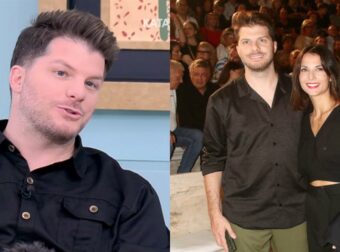 Λούκας Γιώρκας για την σύζυγό του: «Δεν την ήξερα! Μπήκε στο καμαρίνι την άρπαξα από το λαιμό κι αυτό ήταν»