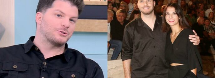 Λούκας Γιώρκας για την σύζυγό του: «Δεν την ήξερα! Μπήκε στο καμαρίνι την άρπαξα από το λαιμό κι αυτό ήταν»