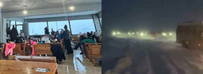 Εγκλωβισμός στη Δράμα: 100 άτομα παγιδευμένα στο Χιονοδρομικό Κέντρο Φαλακρού – Ανάμεσά τους οικογένειες με παιδιά