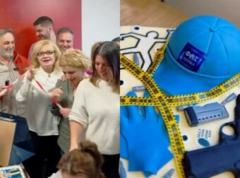 Γενέθλια για την Αγγελική Νικολούλη: Το πάρτι στα γραφεία του Mega και οι ευχές από τους συνεργάτες της