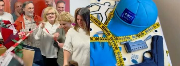 Γενέθλια για την Αγγελική Νικολούλη: Το πάρτι στα γραφεία του Mega και οι ευχές από τους συνεργάτες της