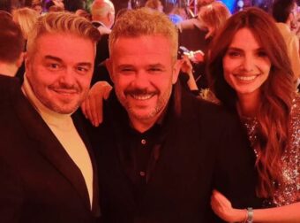 Πέτρος Πολυχρονίδης: Ο τρελός χορός με την Ηλιάνα Παπαγεωργίου στην κοπή πίτας του STAR