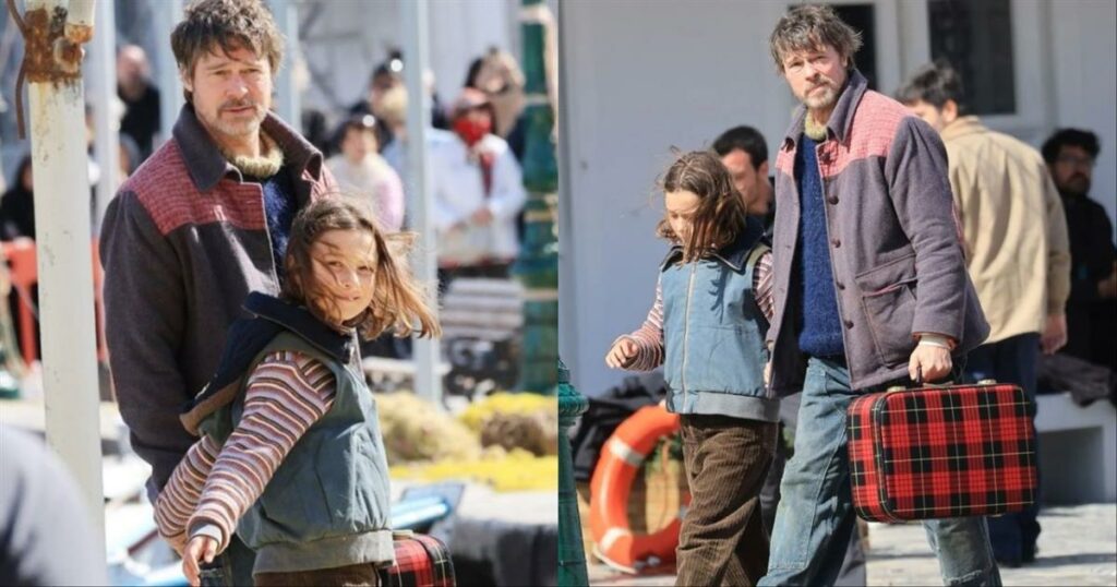 Μόλις το μάθαμε: Ποιο είναι το κορίτσι που βλέπουμε σε όλες τις φώτο του Μπραντ Πιτ στην Ύδρα; Το μυστήριο με την ηλικία της και που αλλού την έχουμε δει