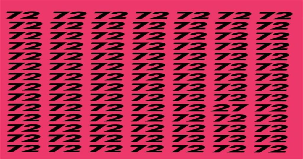 Οπτική πρόκληση: Μπορείς να βρεις το 27 μέσα σε 7 δευτερόλεπτα;