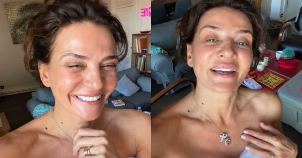 Δήμητρα Ματσούκα: Άβαφη, μόνο με μια πετσέτα και στην αγκαλιά άλλου άντρα!