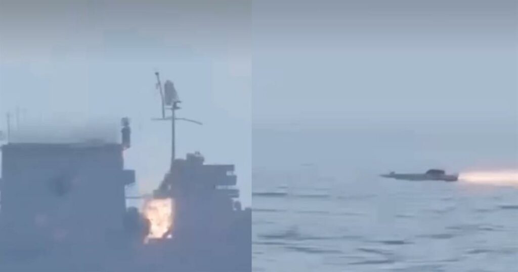 Κυκλοφορεί βίντεο με Ιρανικό Drone να χτυπάει πλοίο υποστήριξης των Αμερικανών