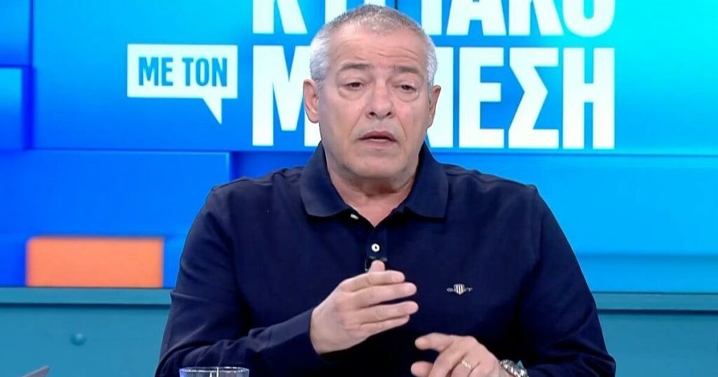 Μάνεσης: Διέκοψε την ροή της εκπομπής του για να ανακοινώσει τον θάνατο του Χρήστου Βαλαβανίδη