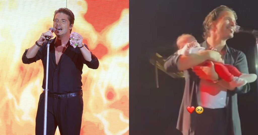 Νίκος Οικονομόπουλος: Με ένα μωράκι στην αγκαλιά σε συναυλία του – Κάποιοι αντέδρασαν αρνητικά